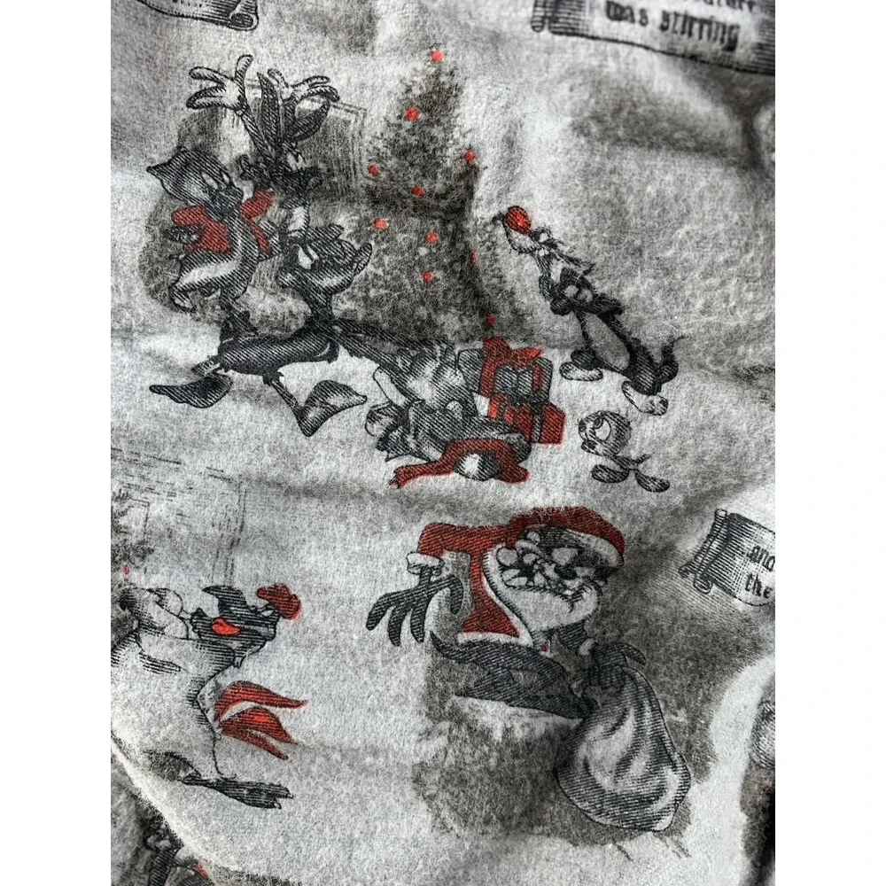 Vintage Looney Tunes Taz Boxers Men's Sz XL 40-42 Christmas Gray 2000 Y2K Cotton